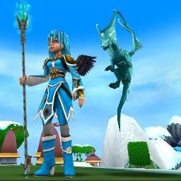 Hey der fellow witches and wizards! It's Sydney the wacky weirdo pyromancer! My flames are so hot, they burn BLUE!!