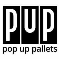 Pop Up Pallets (PUP) Duurzaam vurenhouten design voor standbouw, evenement aankleding, kantoorinrichting + meubilair. Ontwerp en Bouw, Think outside the pallet!
