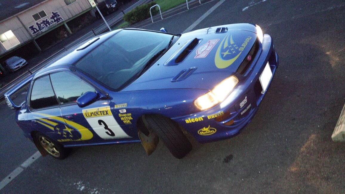つぶやく内容。車(長崎、ドライブ、インプレッサGC8)、ポケモンカード