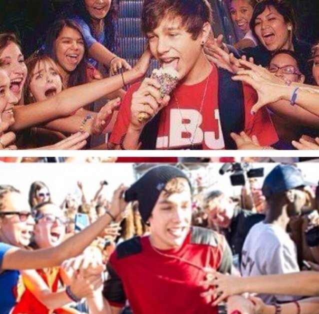 I'm a big Fan of Austin Mahone *O* and for me is Austin the best singer ever I love him so ^-^ My Dream is to see Austin in real *•*