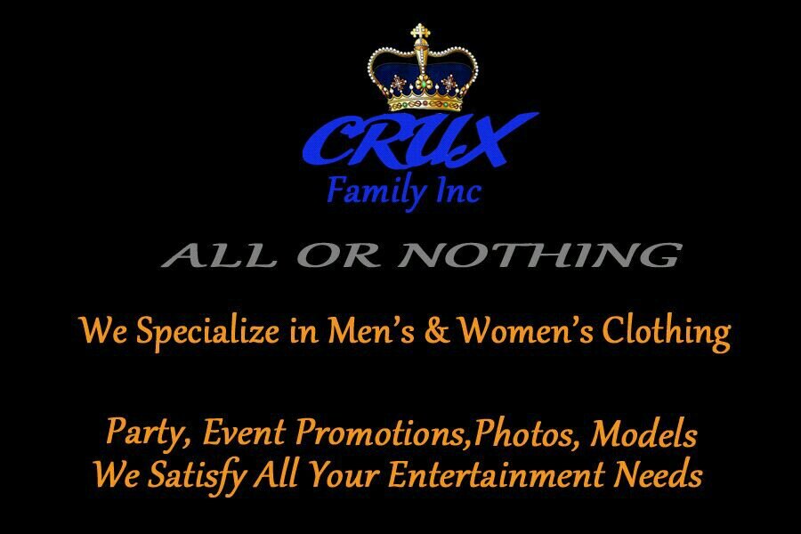 CRUXFAMILY's profile picture. Welcome to the page of the CRUX FAMILY INC. We are a group of young talented people that promote/support/design the hottest parties,events,& Clothing Line.