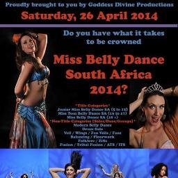 The official twitter page of Miss Bellydance South Africa.