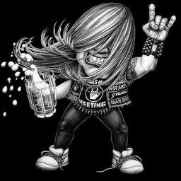 HEAVY METAL  , SPIKES AND BEER