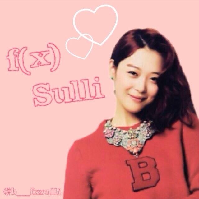 I’m f(Sulli) bot : ) 少しだけSleepㅠㅠ