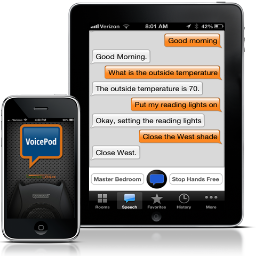 VoicePod's profile picture. Practical voice recognition products and services offering hands-free control and speech feedback for Control4, Crestron, AMX and other home automation systems.