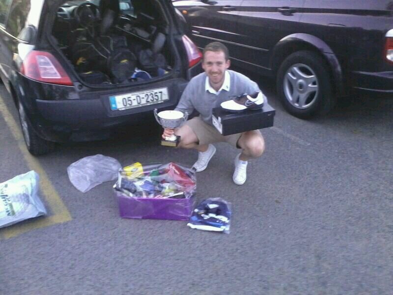 Priorities - hugging, hurling, heineken golf in that order!