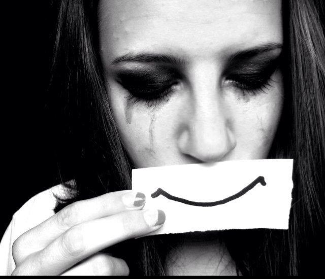 it's easier to lie, hide the hurt and emptiness, to smile instead of cry