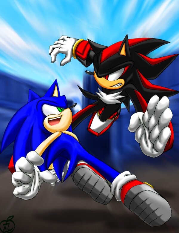 Sonic vs shadouw
