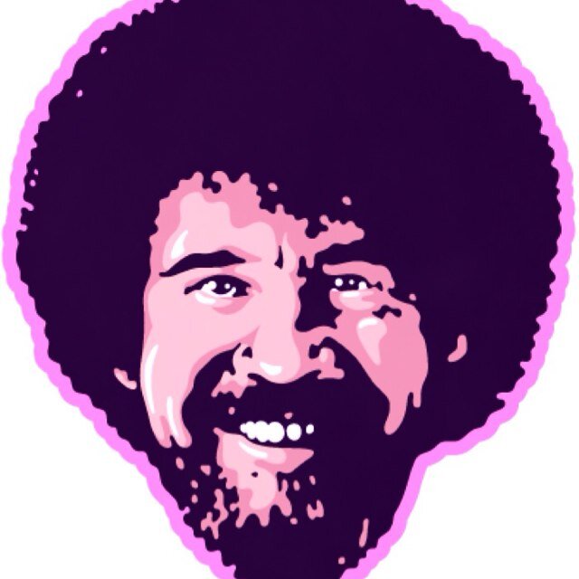 we up in this bitch on tha grind tho. paintin happy lil trees all day n we aint give a fuck.
