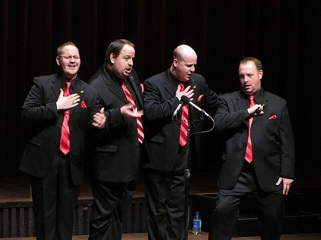 Barbershop Harmony Society 3-Time International Finalist and winner of the 2010 Dealer's Choice Award!
Rick Spencer
Ryan Killeen
Dusty Schleier
David Carden