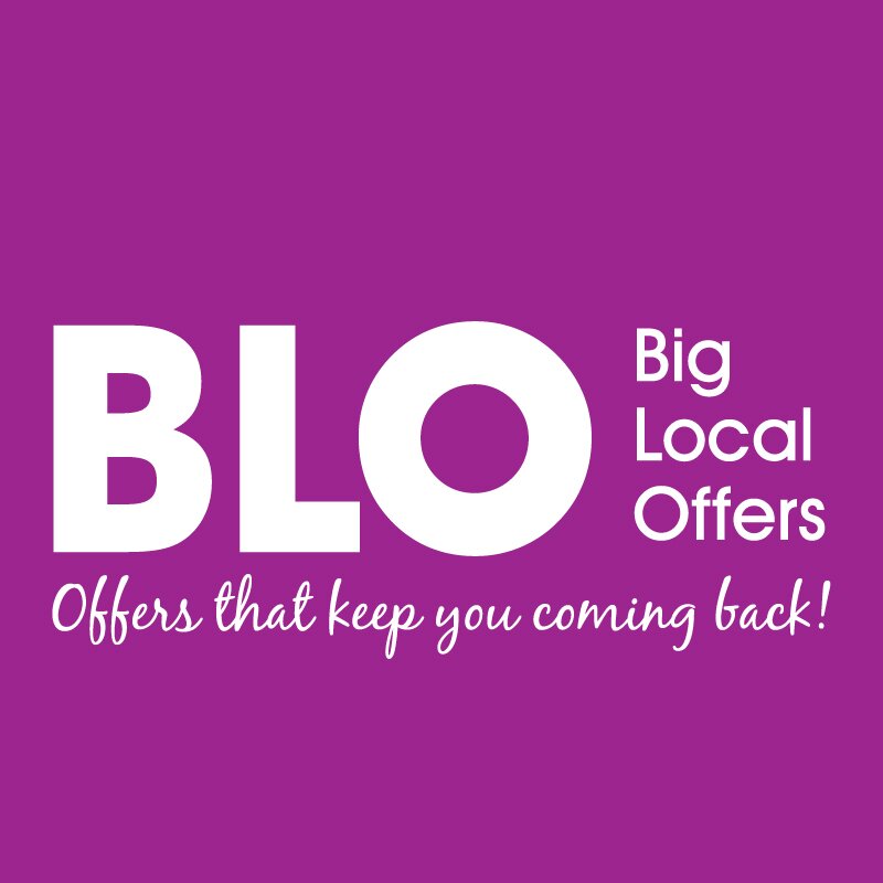 BLO - Big Local Offers! Great offers you can share with your friends! Website and Mobile App launching January 2014!!!
