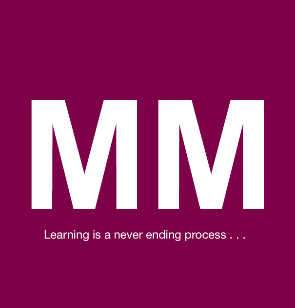 Learning is a continuous process. . .
Managed by @contact_matt