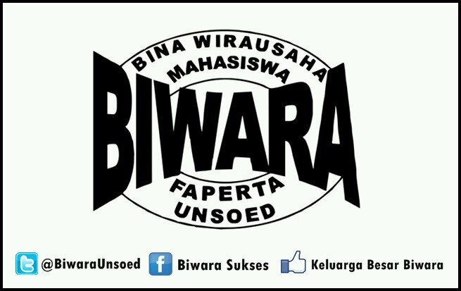 BIWARA (Bina Wirausaha Mahasiswa) Unit Kegiatan Mahasiswa Fakultas Pertanian UNSOED yang bergerak di bidang kewirausahaan
BIWARA SUKSES !!!! #YoungEntrepreneur