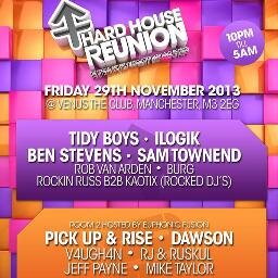 Official reunion account for Club North Manchester..Bringing hard house back