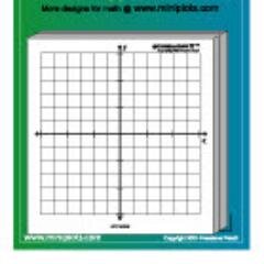MiniPLOTs® are 3 x 3 inch PADS OF ADHESIVE BACKED GRAPHS USED TO SOLVE MATH EQUATIONS BY HAND IN HOMEWORK, CREATING & TAKING TESTS, QUESTIONS IN CLASS & MORE.