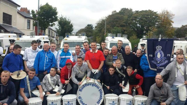 Loyalist flute band from Rutherglen, Glasgow.