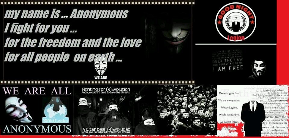 we are legion we are one divided by zero we are many. we do not forgive  we do not forget  expect us