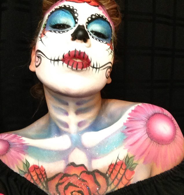 Welcome to my crazy world of color! I love art and enjoy every second of it whether its painting faces,bodies,murals,windows,canvas,wood.you name it! Iloveitall