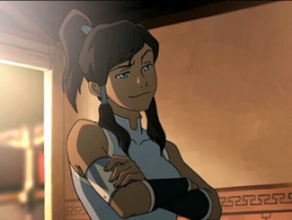 very tough, headstrong, and not scared to get into a fight.Yeah that's Me Korra And I'm the Avatar. I'm Also a Pro Bender With Mako and Bolin.