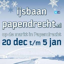 IJsbaan Papendrecht is weer te vinden van 20 december 2013 tot 5 januari 2014 op het Marktplein in Papendrecht.