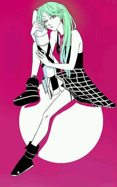 Hatsune miku of vocaloid