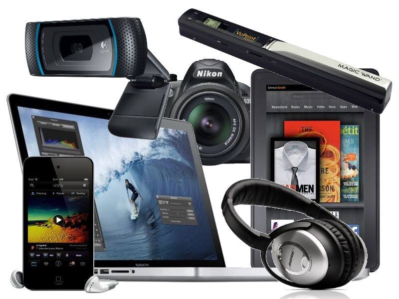 We sell the latest in electronic gadgets for the young and the old.