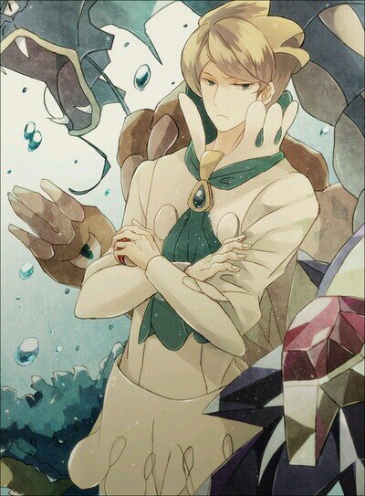 I am Siebold, the water type specialist and  an elite four from Kalos. #RP
