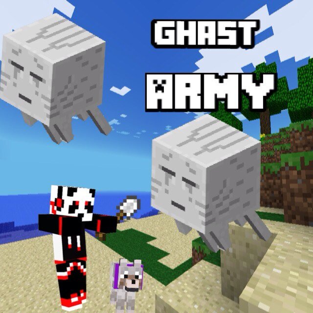 Hello im the leader of the Ghast Army its my brand new idea of a army before as u no i started at 50 followers and i made The Iron Army then BUDDER ARMY 1,000FS