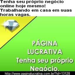 Tenha seu próprio negócio online hoje mesmo!Trabalho ideal para pessoas aposentadas, estudantes, pessoas que não podem trabalhar fora ou  deseja uma RENDA EXTRA