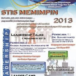 All about Leadership, Organisation, STIS | STIS Memimpin 2013 | Leadership Talks 1 November & Leader Camp 16 November | LITBANG SEMA STIS 2012/2013