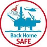 Unite the Union  #BackHomeSafe campaign for safer North Sea Helicopter flight and general H&S offshore for all workers