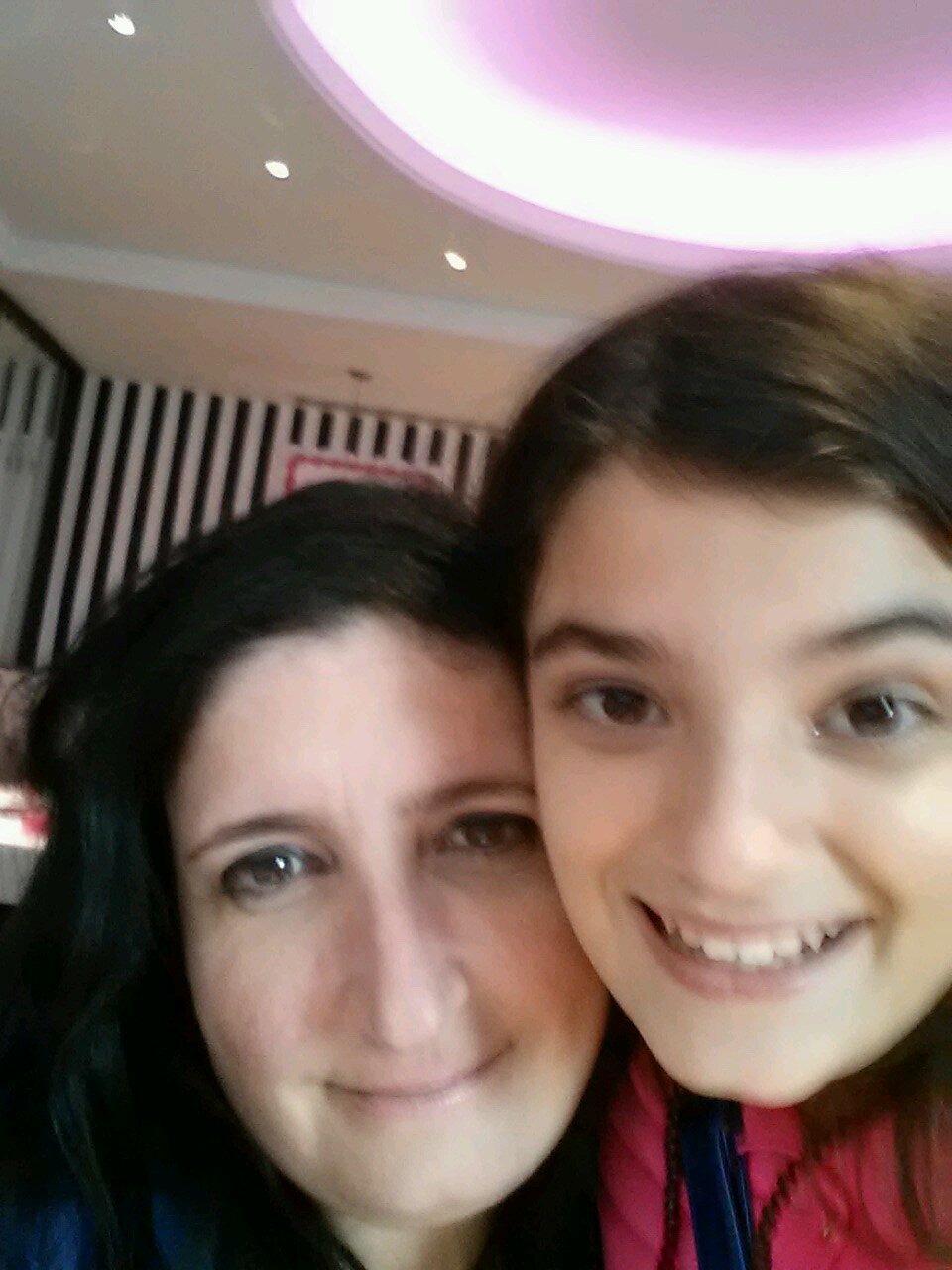 bella (child actress/model/dancer) and melissa (manager/PR/mom)