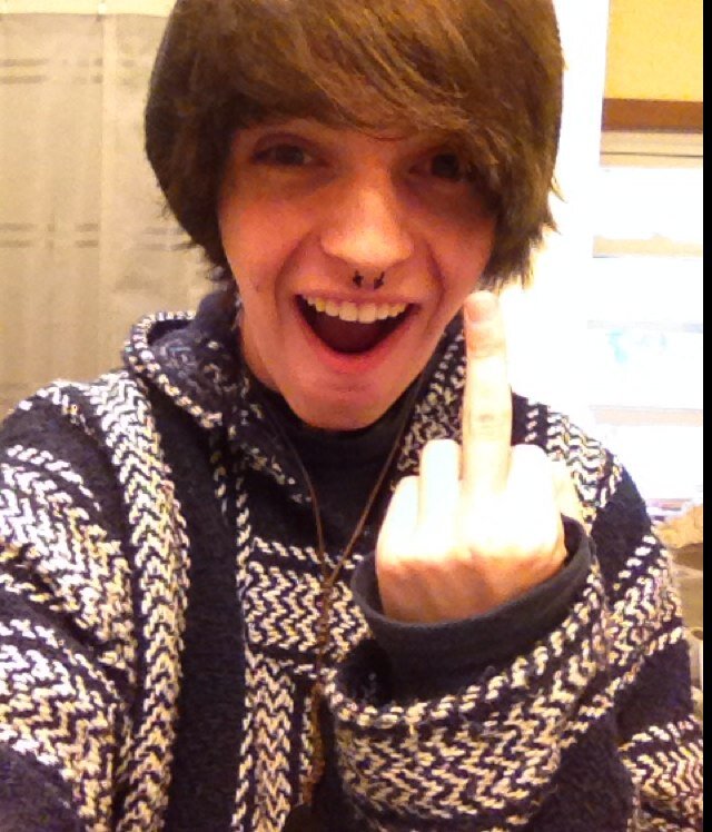 Hey fags. 16, Wisconsin, 100% Homosexual. Bands, body mods, and the Legend of Zelda are my thing. Follow me for a follow back. Btw i have a tumblr~