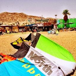 Expat kitesurfing in Israel