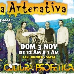 Festival Cultural al aire libre -3 de Noviembre de 12  a 1- San Lorenzo- Salta//2 escenarios,comida,barras,dj´s, más de 10 bandas // cierra @culturaprofetic