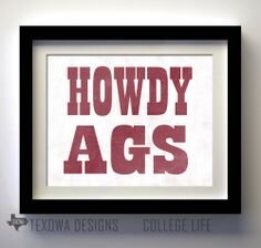 Just encouraging all you Aggies out there to never give up hope on the use of HOWDY! #bringHOWDYback #gigem