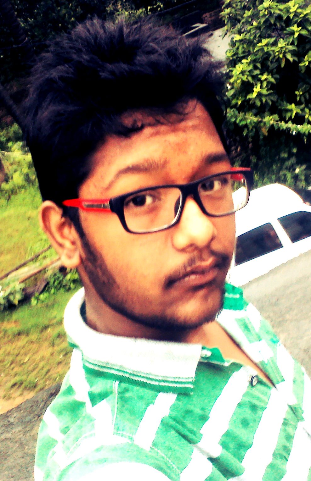 I’m just real me , standing in front of the world, asking you to follow me.