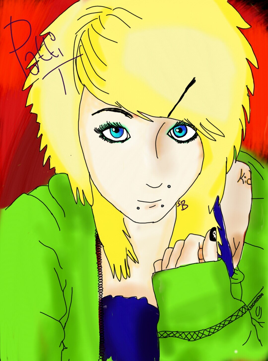 Hi I am Patty Thompson I love hugs my sister is Liz Thompson @demonpistol_ am a weapon my meister is Death The Kid @symmetry_lover_ #SINGLE