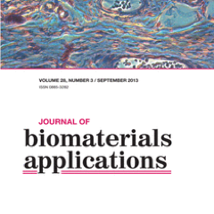 Editor in Chief: Jonathan Knowles at UCL. Twitter feed for the Journal of Biomaterials Applications. published by Sage. IF 2.646
