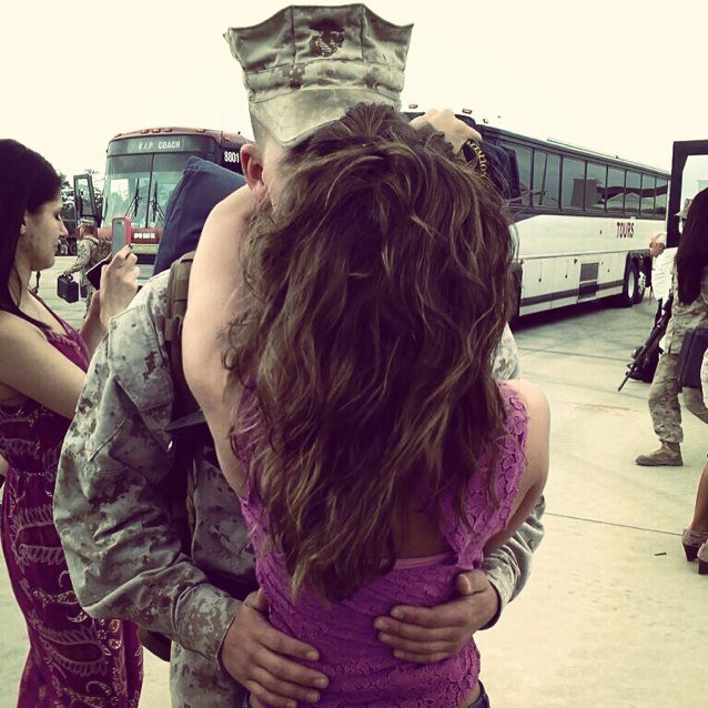 Just a small town girl, head-over-heels for her U.S. Marine. Survived deployment #1!