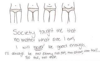 Fat. Ugly. Just a nobody. Self harms. Sucidal.