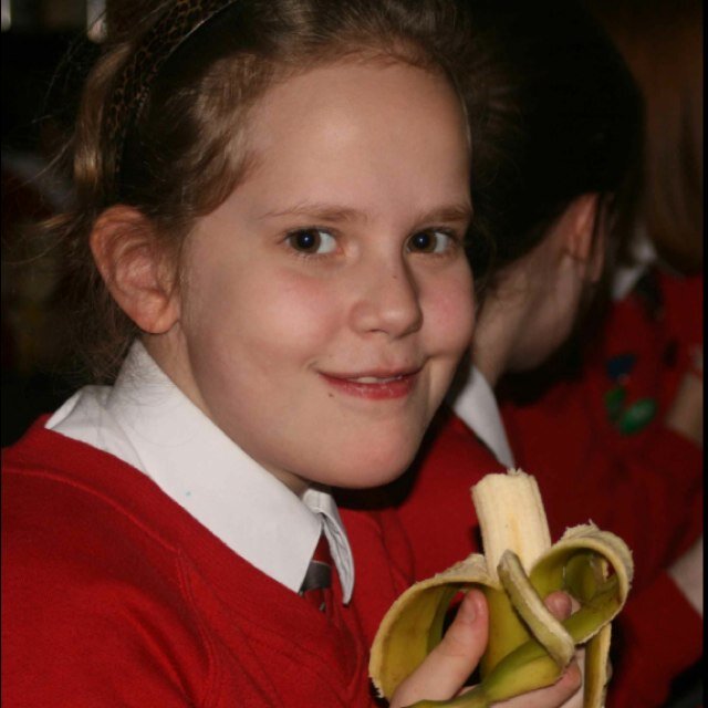 Started from the bottom, now I peel. 

People eating bananas at UD. 
Not affiliated with the University of Delaware.