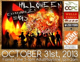 PC Main Street 2013 Halloween Extravaganza is going to be a stellar party. We're having live bands@3 of PC's locations. An epic raffle, dj's, dance mob, etc.