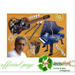Artist & inventive mind. Creator of innovative Functional trendy ecological musical instruments & loudspeakers box made from used paper & textile.