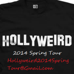 A five weekend tour from March 14- April 27 2014 in LA, visiting 5 local colleges. Send press kits and music to Hollyweird2014SpringTour@gmail.com.