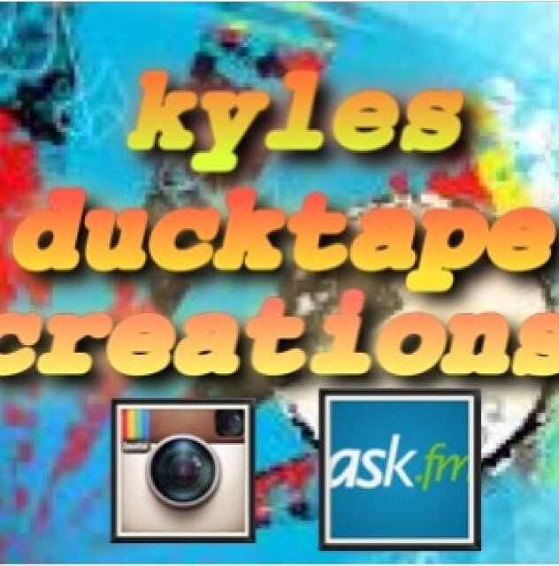 Hello it is @ kylesducktapecreations from instagram and this is my twitter where i will post wallets, hauls, updates, and more!