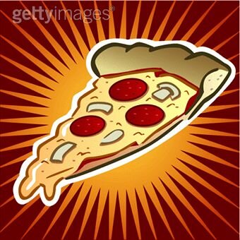 Soy una porción de pizza. Mi objetivo en la vida es que me comas.