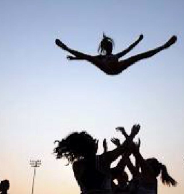 Protect your flyer, respect your bases, and cherish your backspot. Highschool and competitive cheerleader.