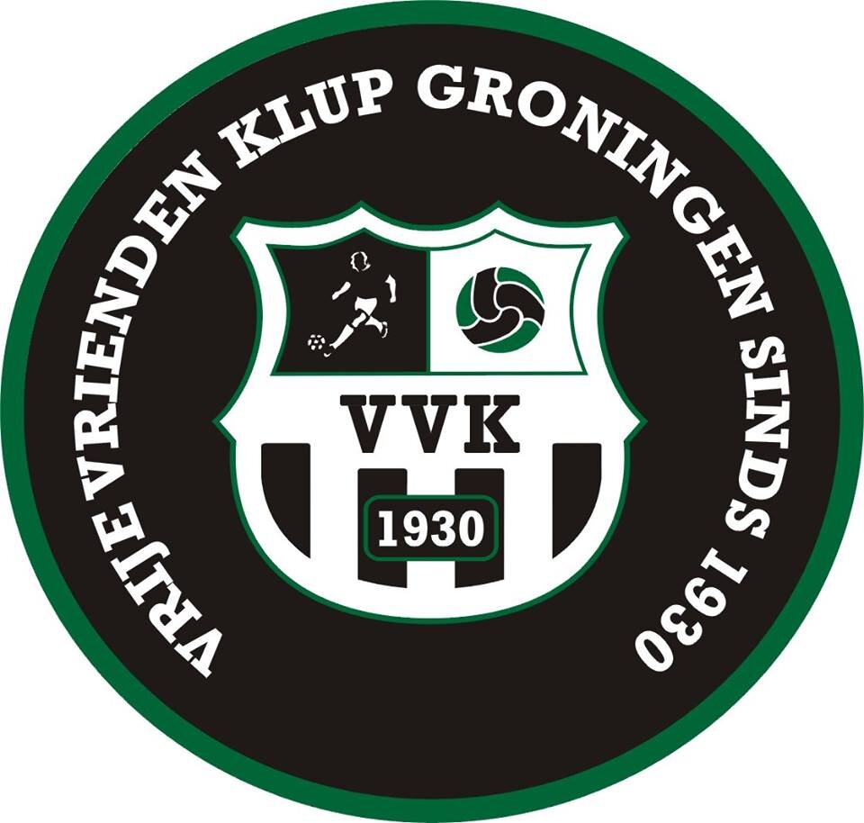 Voetbal Vereniging Korrewegwijk kortom: VVK (te Groningen) Opgericht 1930 Voor zowel zaterdag als zondag voetbal, voor dames, heren en jeugd.