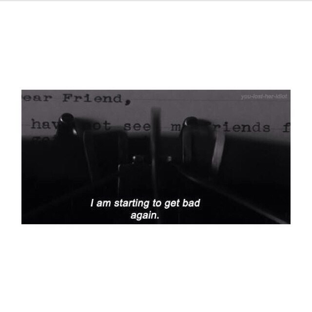 i've lost myself, and i can't seem to find my way back